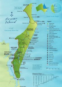 Fraser Island Map - Fraser Coast RV Park